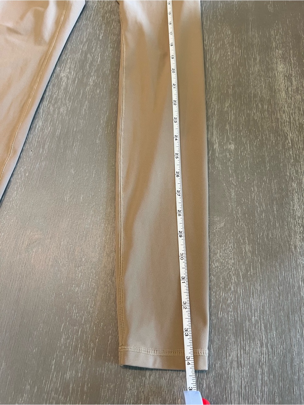NVGTN beige womens full length leggings size Small - Picture 6 of 6